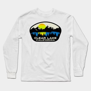 Clear Lake California Fishing Boating Long Sleeve T-Shirt